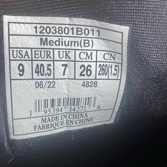 Brooks Ghost 15 Black Jacaranda Womens Size 9 Black Running Shoes 1203801B011 - Picture 10 of 11